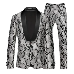 Costume 2 Pièces Pour Homme, Coupe Ajustée, Simple Boutonnage, Coupe Ajustée, Pour Bal de Promo