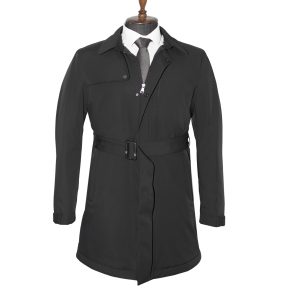 Jakamen Trench Coat Black