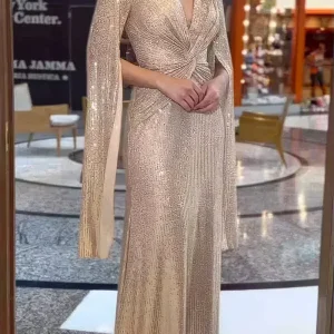 Robe à Paillettes d'Invitée au Mariage - Justine