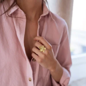 Bague Flower - dorée