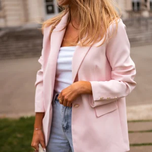 Blazer Aurore - rose poudré